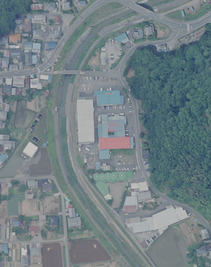 雨宮小跡地空撮