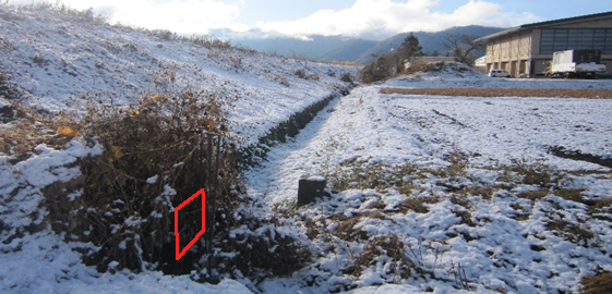 左岸取り入れ口